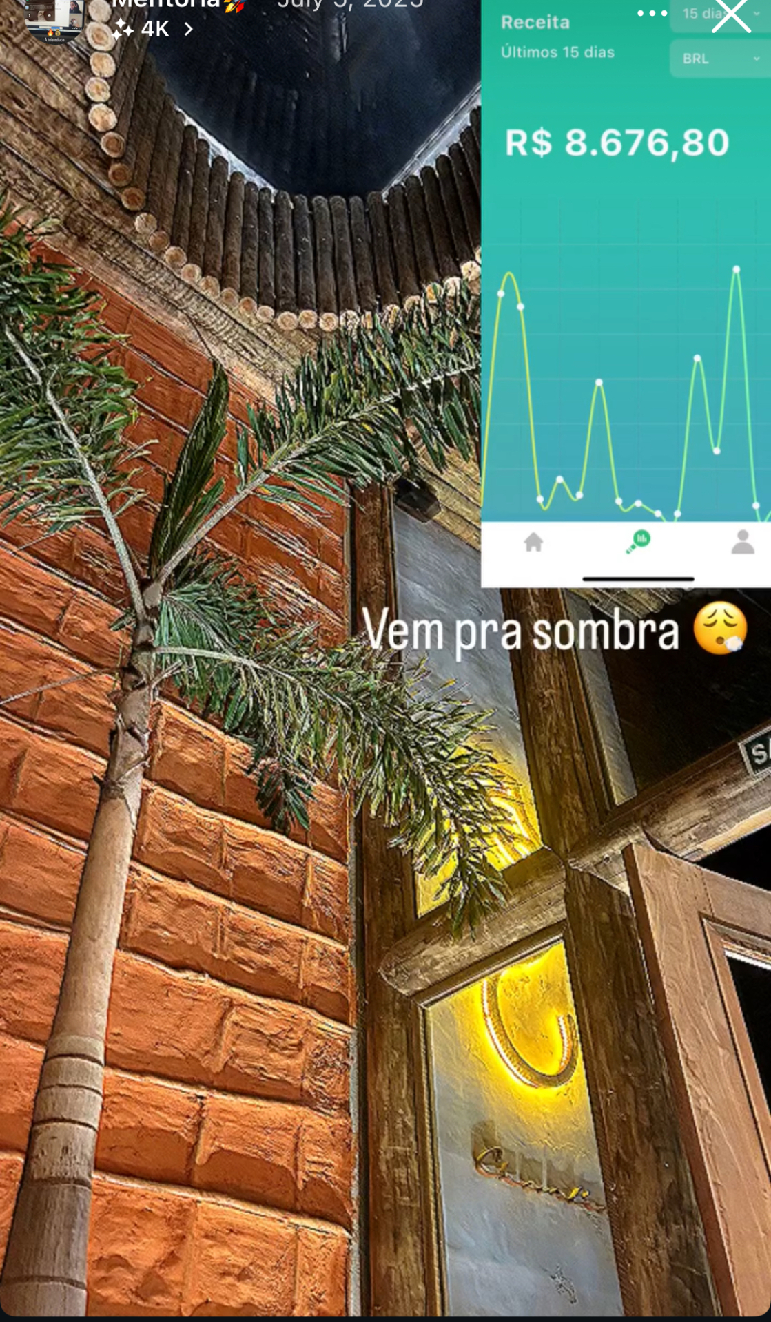 R$ 8.676,80 em 15 dias — aluno da mentoria