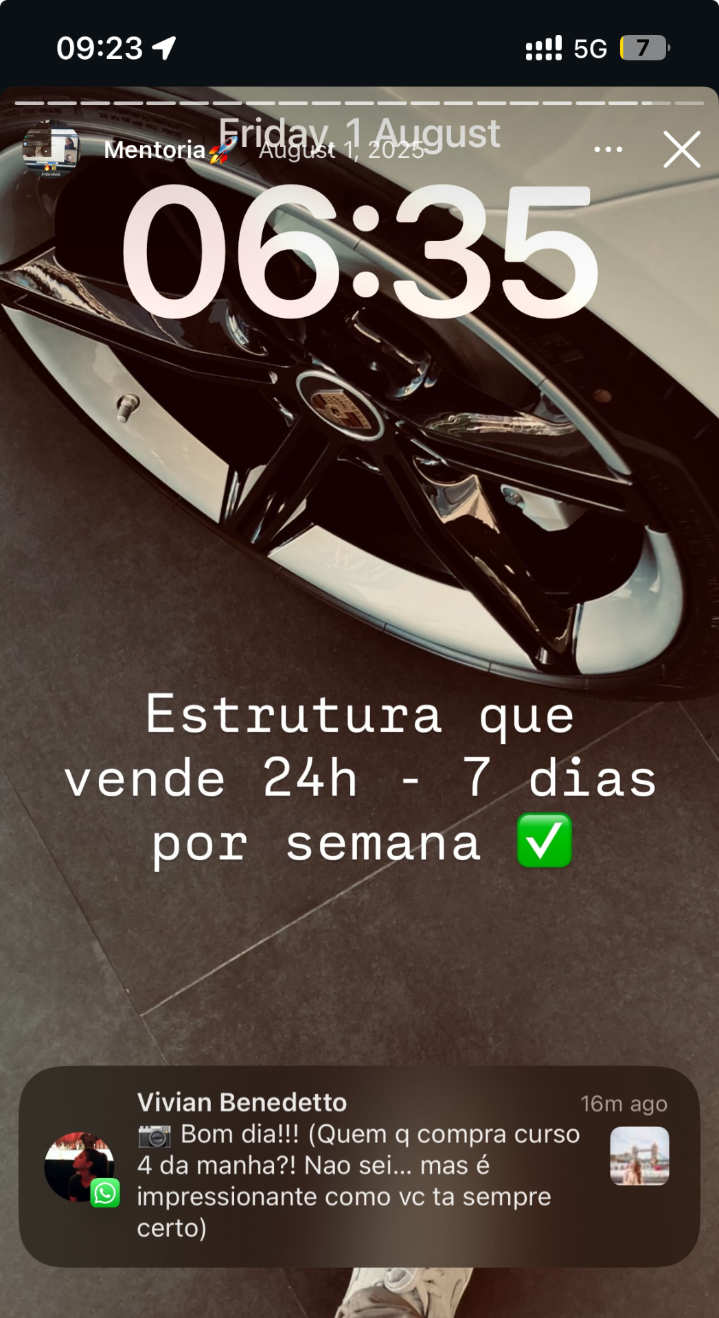 Operação vendendo 24h, 7 dias por semana